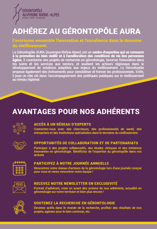 10 ans d’engagement : le Gérontopôle AURA se tourne vers l’avenir avec une nouvelle stratégie d’adhésion